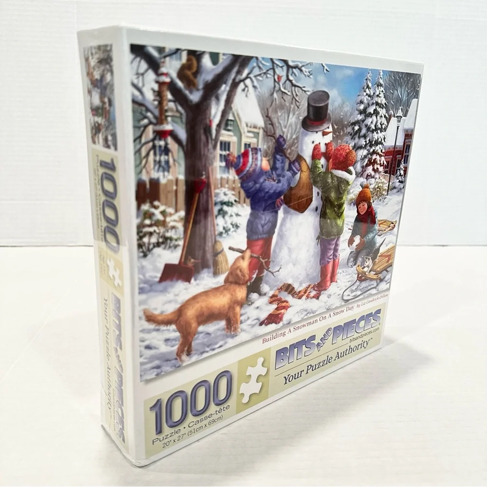 Bits and Pieces Snowman 1000 Piece Jigsaw Puzzles Liz Goodrick Dillon 20